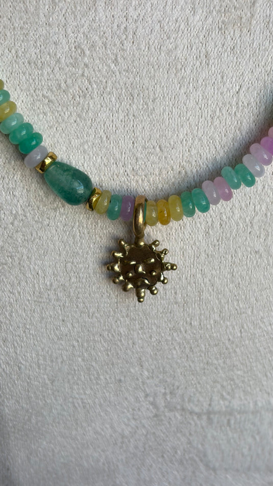 Translation missing: it.Collana giade colorate e sole | Wena jewels