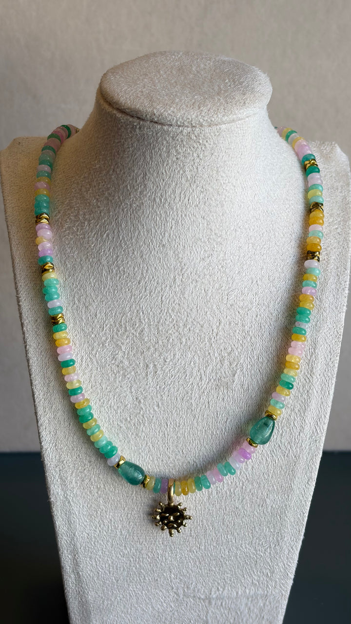 Translation missing: it.Collana giade colorate e sole | Wena jewels