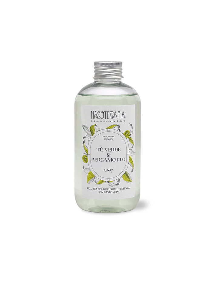 Translation missing: it.Ricarica diffusore con bastoncini Tè Verde &amp; Bergamotto I Nasoterapia250ml