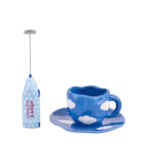 Translation missing: it.Nuvolette set | 2 tazze + 2 piattini + coffee creamer
