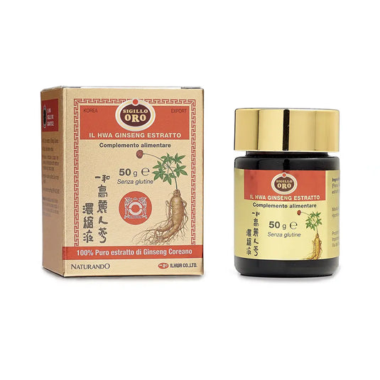 Translation missing: it."Ginseng coreano" Hwa Sigillo Oro estratto 50g I Naturando