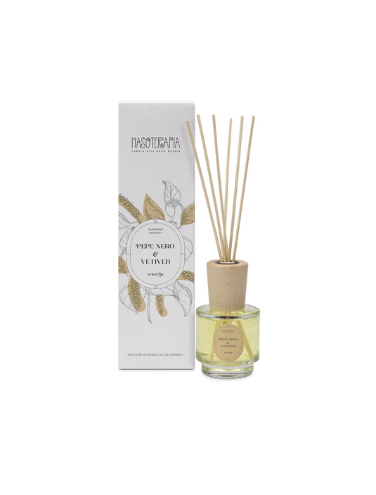 Translation missing: it.Diffusore con bastoncini Pepe Nero &amp; Vetiver I Nasoterapia 100