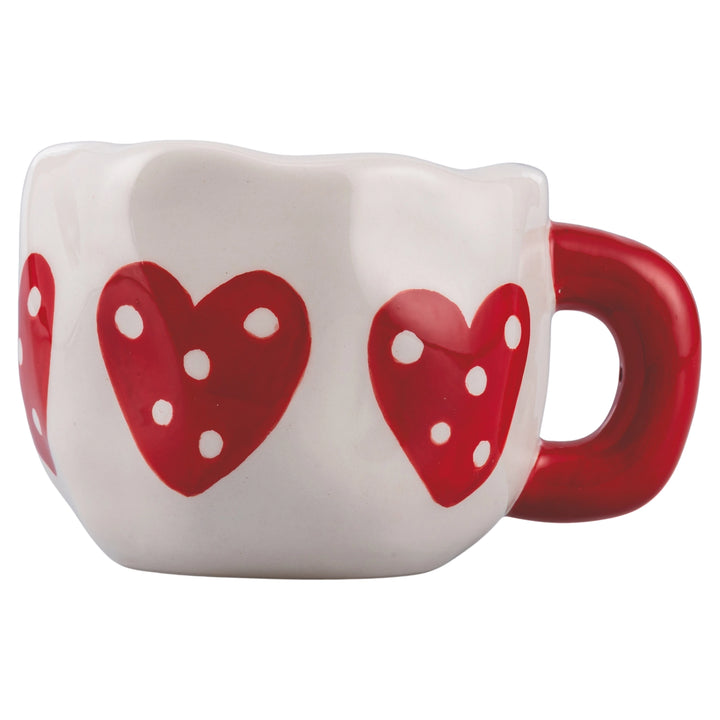 Translation missing: it.Cuoricini set | 2 tazze + 2 piattini + coffee creamer