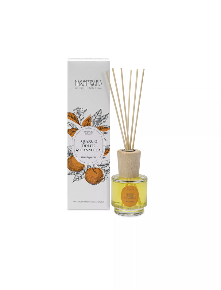 Translation missing: it.Diffusore con bastoncini  Arancio dolce e Cannella I Nasoterapia 100ml