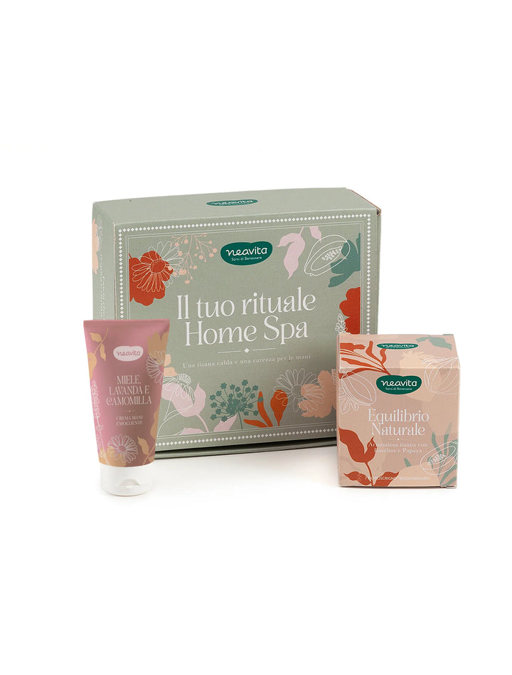 Translation missing: it.Cofanetto Crema Mani e Tisana Equilibrio Naturale Home spa  - Neavita
