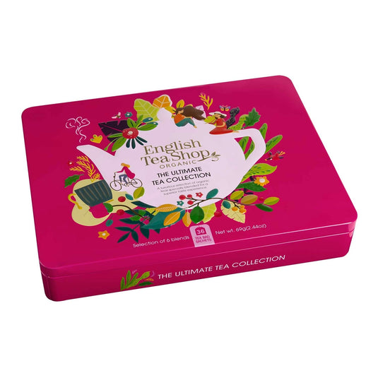 Translation missing: it.Collezione di tè in elegante scatola di latta "Ultimate", BIO, 36 bustine di tè - English tea shop