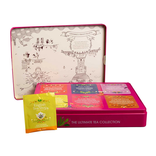 Translation missing: it.Collezione di tè in elegante scatola di latta "Ultimate", BIO, 36 bustine di tè - English tea shop