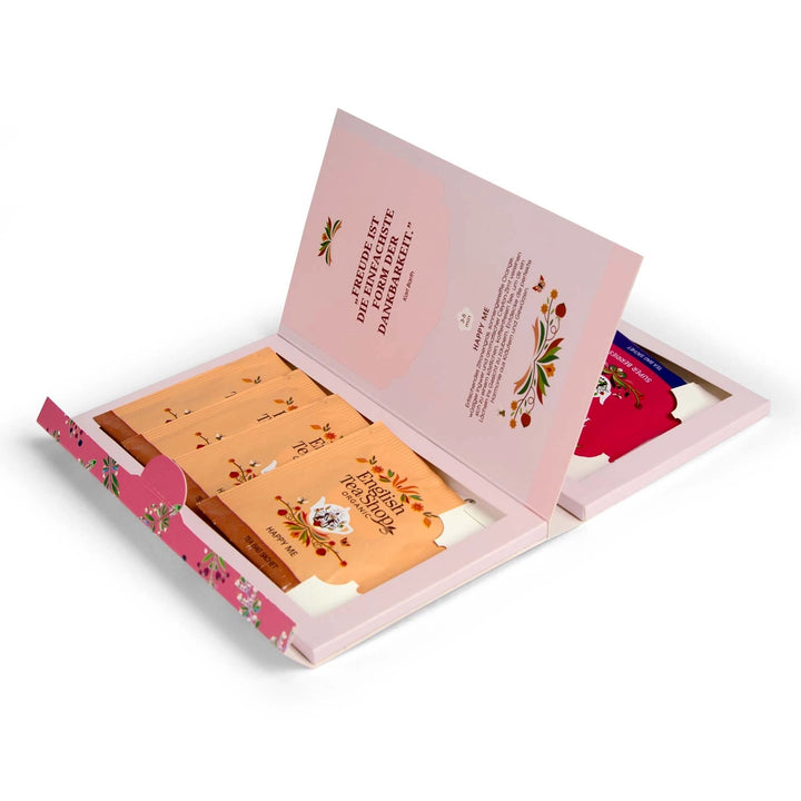 Translation missing: it.Libro di tè Tea-Poetry « Happiness », 8 bustine, biologico