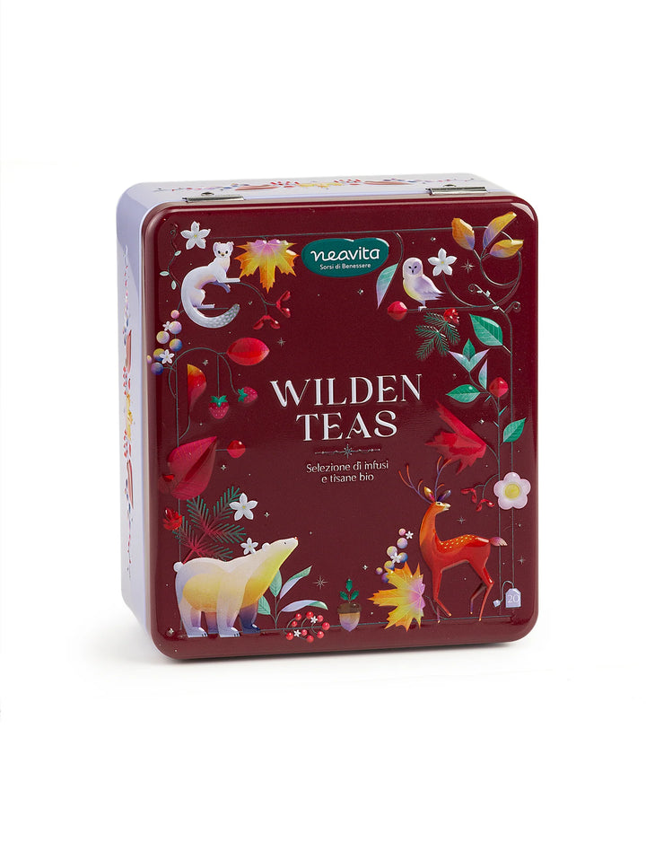Translation missing: it.Cofanetto Latta Bordeaux 20 filtri Wilden Teas - NEAVITA