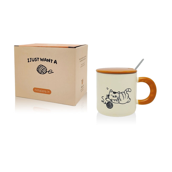 Translation missing: it.Tazza I just want a… Friend + Toy - gatto giocherellone - Himalaya