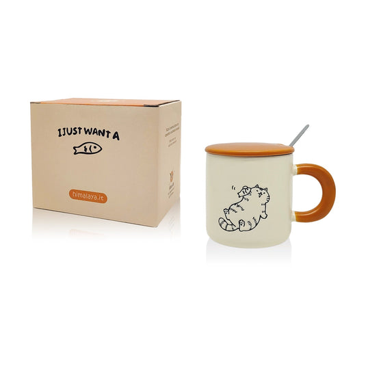 Translation missing: it.Tazza I just want a… Friend - gatto e pesciolino - Himalaya