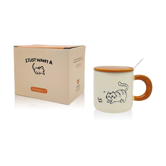 Translation missing: it.Tazza I just want a… Friend + Mouse - gatto e topo - Himalaya