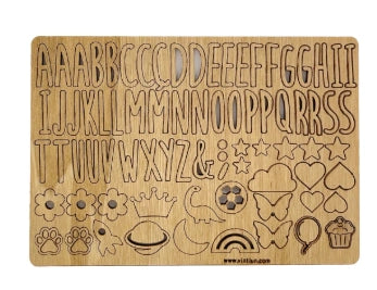Translation missing: it.Salvadanaio bimbi in legno artigianale - Unicorno