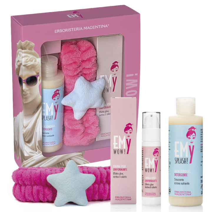 Translation missing: it.Super WOW - Kit con Crema Viso Uniformante e Milk Idrogel - Erboristeria Magentina